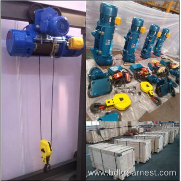 factory price industrial cd/md wire rope electric hoist